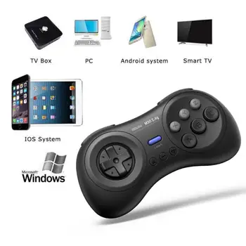 USB 8BitDo M30 Wireless Bluetooth Gamepad Controller For Sega Genesis Mega Drive Style For Nintendo Switch, PC, MAC Steam Games