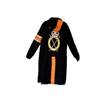 VEVEFHUANG ONE PIECE cosplay костюм Трафальгар Ло дъждобран възрастен черно палто японското аниме с дълъг ръкав хладен стил карикатура