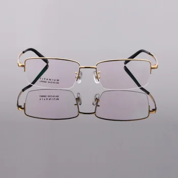 W-143 Титан Бизнес Мъжки Слънчеви Очила Мъжки Слънчеви Очила Рамка Изчисляване На Късогледство Слънчеви Очила Рамка Предписани Очила Марка Очила За Четене