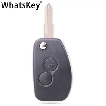 WhatsKey Uncut NE73 VAC102 Blade Shell Key за Renault Duster на DACIA Clio Logan Sandero Modus 2/3 на бутона flip промяна калъф за ключове