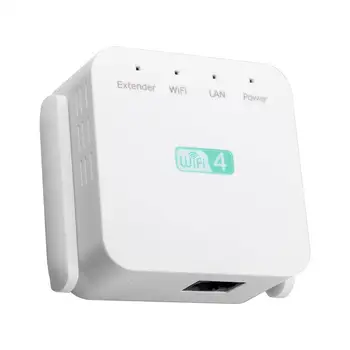 WiFi Booster Продължавам повторител на сигнала WiFi 300 Mbps на 2,4 Ghz за Wi-Fi обхват AP точка за достъп UK Plug домакински компютърна мрежа за части