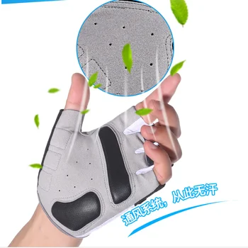 Xiaomi Half-finger Gloves Palm Pad дебели Велосипедни ръкавици амортизация дишащи абсорбиращи потта ръкавици за езда на открито