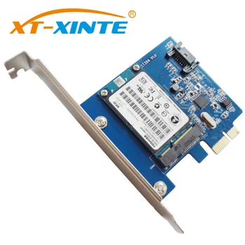 XT-XINTE PCI - E карта за разширение PCI-Express SATA 3.0 + mSATA 3.0 адаптер LT304 високоскоростен пренос на Desktop специален SSD