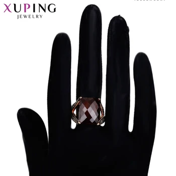 Xuping синтетичен кубичен цирконий модерен пръстен мода ExquisiteJewelry за жени или мъже, специален дизайнерски Коледен подарък 14676