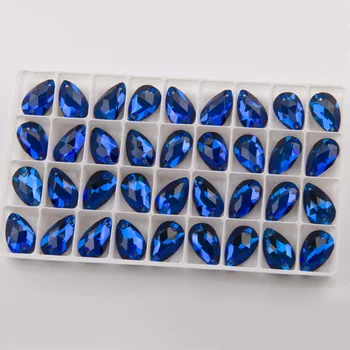 YANRUO 3230 спад Капри Сините Камъни и кристали, кристали за шиене на дрехи дрехи Diamond набор от
