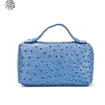 Zenos дамска Мини чанта щраус релефна кожена клатч ежедневни страна на бизнес дами чанти, луксозни дамски чанти