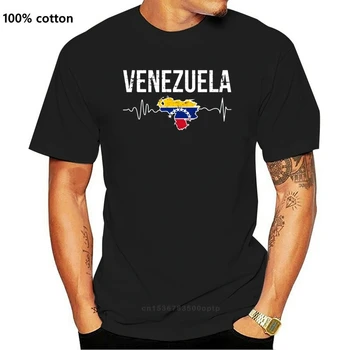 Аз Съм Американски Сърцето Ми Бие За Венецуела Майк Тениска Строителство През Цялата Силует На Индивидуални Фитнес Лятото Е Хладно Мъжки Ризи