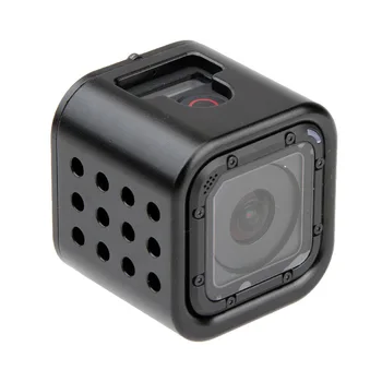 Алуминиева сплав, защитен корпус калъф рамка за GoPro Hero 4/5 сесия Go Pro Sport Action Camera аксесоари черен
