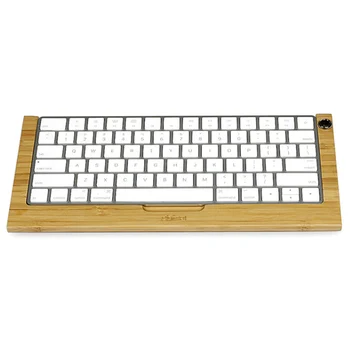 Висококачествена поставка за клавиатура SAMDI Bamboo Keyboard Tray Dock Holder for for Apple IMac Keyboard Standed Holder Keyboard Tray