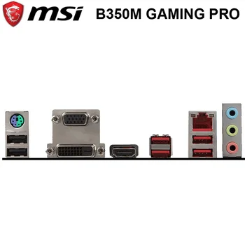 Гнездо AM4 MSI B350M GAMING PRO дънна платка DDR4 32GB PCI-E 3.0, AMD B350 Desktop дънна платка MSI B350 AMD Ryzen M. 2 SATA III