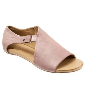 Дамски сандали и чехли на равна подметка 2019 лято Гладиатор Римска обувки Дамски джапанки обтегач Дама ежедневни дамски обувки с отворени пръсти Sandalias mujer