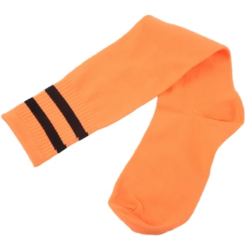 Детски спорт футбол дълги чорапи, високи чорапи, Бейзбол, хокей чорапи (в оранжево)