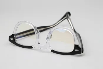 Джони Деп очила на Мъже, Жени ацетат рамки за очила на марката дизайн компютър прозрачни оптични очила рамка с високо качество на скоростната 313