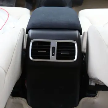 За HONDA CRV CR-V 2012-15 аксесоари ABS пластмаса матиран автоаксесоари интериор задни климатик вентилационна рамка на кутията