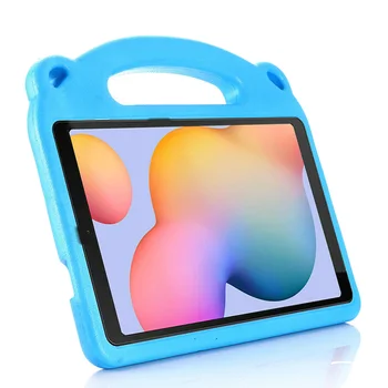 За Samsung Galaxy Tab A7 10.4 T500 T505 S6 Lite 10.4 P610 P615 Tablet Kids Safe Case Cartoon EVA Handle Stand защитно покритие