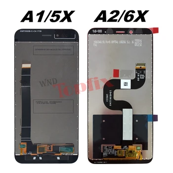 За Xiaomi Mi 5X 6X LCD Display Assembly Touch Screen Panel резервни части за Xiaomi Mi A1 A2 LCD