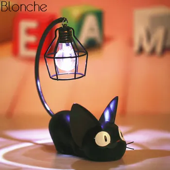 Картун котка животно Led Night Light творчески настолна лампа за дома Детска Спалня Детска лампа лампи деца, подарък лампа