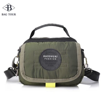 Найлонови чанти за рамо реколта цветове чанти пратеник силна плат ретро стил Crossbody здрав 2019 множество джобове