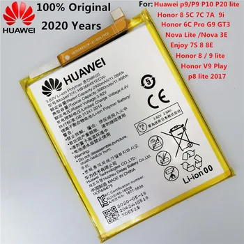 Оригиналната смяна на батерията HB366481ECW за Huawei Honor 9i P10 Lite P20 Lite G9 Honor 7C 7A Enjoy 7S 8E Nova Lite GT3 Nova 3Д