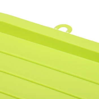 Пластмасова чиния дренаж капково тава чиния и прибори за багажник кухненска мивка притежателя багажник голям зелен