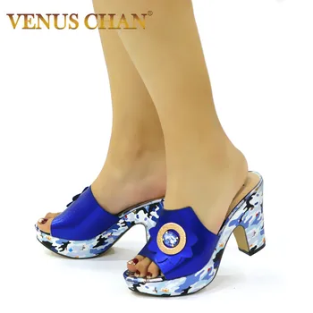 Последният дизайн сладък стил за кралски сватби сандали Сандали с елегантна мода Ежедневни обувки Дамски сандали плюс размер