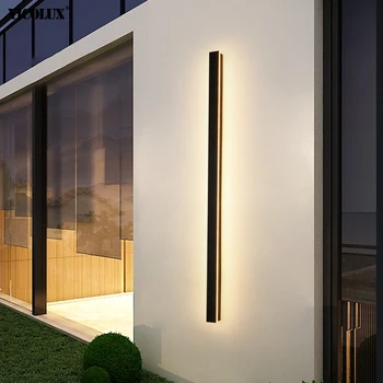Прости нови и модерни led осветление стена с дистанционно управление Дневна Спалня преминаване на верандата балкон вътрешна лампа за осветление на открито водоустойчив