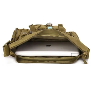 Протектор плюс открит спортна чанта камуфлаж найлон тактически военен чанта за Ipad, лаптоп, Чанта, мъжка чанта S385