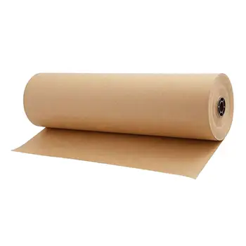 Руло кафява хартия крафт амбалажна хартия, на 30 метра кафяво за украса на опаковка сватба Парти за рожден ден обгръщащ