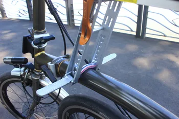 Сгъваем велосипед детско седлото защитно седалка за велосипед brompton bmx ultra light складное седалка