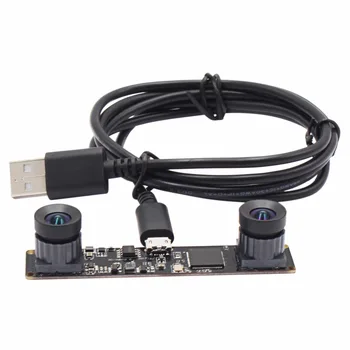 Синхронизация USB стерео уеб камера с два обектива на камерата OV9750 960P MJPEG 2560X960 без изкривяване на обектива 3D usb модул камери