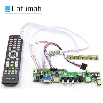 Такса водача Latumab за LP173WD1-TLN1 LP173WD1-TLN2 LP173WD1-TLN4 17,3-инчов LCD TV+HDMI+VGA+USB 1600×900 контрольор карта