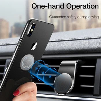 Универсален Автомобилен магнитен държач телефон за iPhone, Samsung, Huawei Air Vent Smart Phone Stand For Xiaomi Oneplus Car GPS Bracket