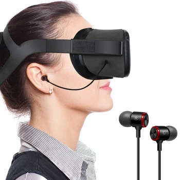 Ушите слушалки, съвместими с VR-слушалки Oculus Quest/S Rift,бинауральными слушалки