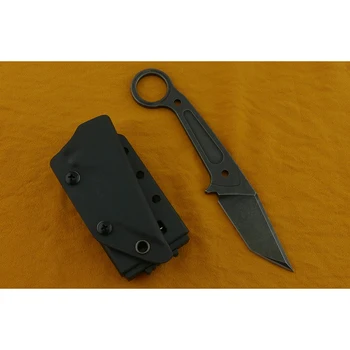 Фиксирано острие DC53 стоманен обръч K обвивка тактически джунглата открит ловен альпинистский инструмент за оцеляване EDC Karambit прав нож