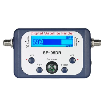 Цифров сателитен Търсещия сателитен Измерител на сигнала е цифров сателитен Търсещия сигнал метър с LCD дигитален Satfinder с компас