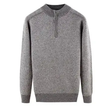 чист кашмир пуловери Мъжки високо качествени продукти светкавица през есента и зимата е много голям размер S M L XL XXL XXXL 4XL 5XL