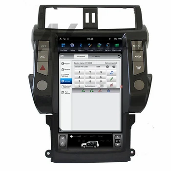 13,6-Инчов Автомобилен Gps-Радио Gps Навигация За Toyota Land Cruiser Prado 2010-2013 Мултимедиен Плеър Вертикален Екран На Android 9.0