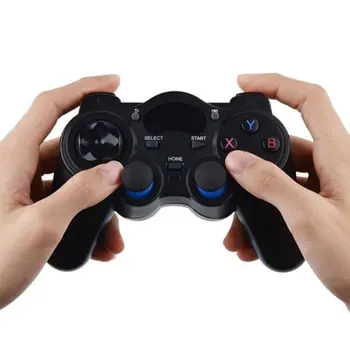 2.4 G Wireless Handle Gamepad за Android Телефон/PC Computer/PS3/TV Box Smart Phone Remote GamePad Controller With OTG Converter