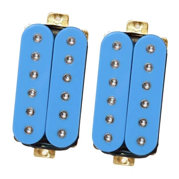 2 бр. синьо хамбакер пикап с винтове за аксесоари за електрическа китара