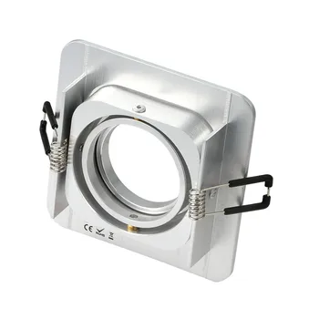 2 елемента квадратен монтаж-вградени led тавана лампа GU10 MR16 фитинги за осветителни тела притежателите лампи точка осветление LED Spot light Frame
