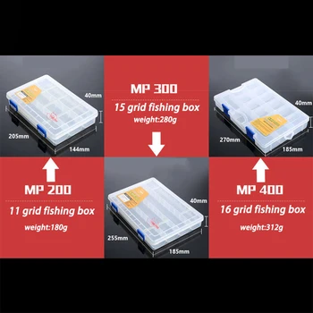 2020 Високо Качество На Риболовния Кутия За Инструменти С Голям Капацитет, Риболовни Аксесоари Кутия За Съхранение На Зимна Стръв За Риба Скоростна Пространство Се Регулира
