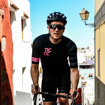 2020 забавен мъжки Колоездене Джърси командване риза Roupa Ciclismo Feminina Spexcel Колоездене екип TICC лятото новата двойка с къс ръкав