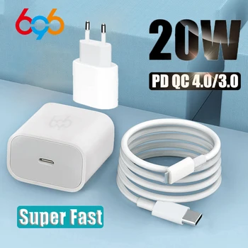 20w 18w Pd C Usb зарядно за Iphone 12 Pro Max 11 Xr Xs Fast Charger Type C Qc 3.0 On Xiaomi Quick Charging Mobile Phone Charger
