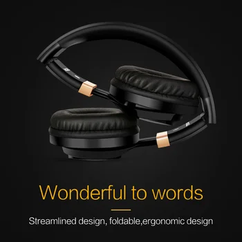 3.5 мм слушалки с кабел, сгъваема преносима регулируем бас слушалки HiFi звук на музика на стерео слушалки за Xiaomi Huawei IPhone PC