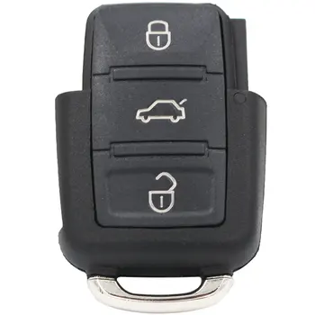 3 бутона flip дистанционно ключодържател за Volkswagen VW Beetle, Golf, Polo за SKODA за Seat 434MHz 1J0 959 753 DA 1J0959753DA + ID48 чип