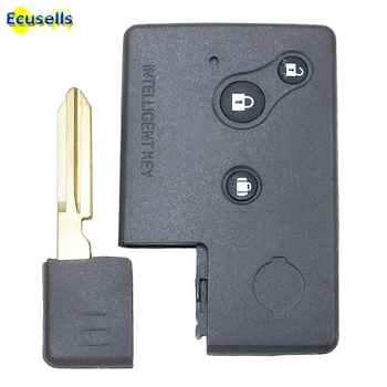 3 бутона Smart Remote Key fob Case за Nissan Teana (стар модел) с малък ключ