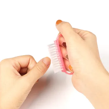50 бр. / лот пластмасови нокти, четка за почистване на нокти комплект четки за отстраняване на прах UV-гел на ноктите прах за пречистване на нокти маникюр инструменти