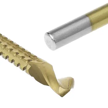 6 бр. / компл. HSS стомана с титанов щанга с покритие стъпка пробийте отвор на режещия 4-32mm метален инструмент