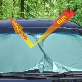 7 бр./компл. колата выдвижное на предното стъкло anti-UV автомобили сянка стъкла предни слънцезащитен блок авто задното стъкло сгъваема завеса козирка