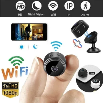 A9 Mini Camera 1080P Full HD Small Camera Wifi IP Мини Камери IR Night Vision Micro Camera Motion Detection Support Phone APP